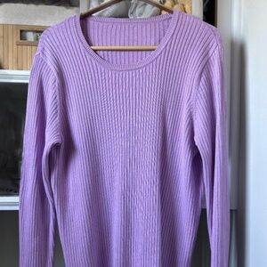 Light Purple Northern Reflections Organic Cotton Sweater